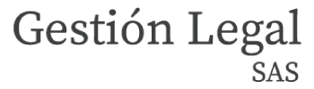 Logo de gestión Legal SAS bufete de abogado